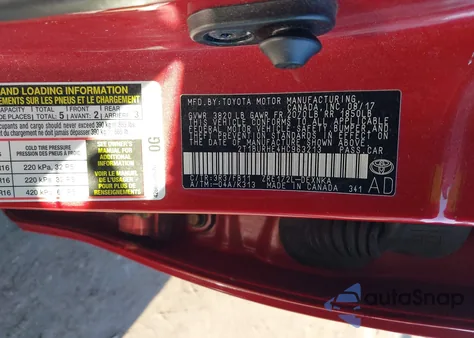 2017 Toyota Corolla Le из США, поврежденный, VIN 2T1BURHE4HC963213